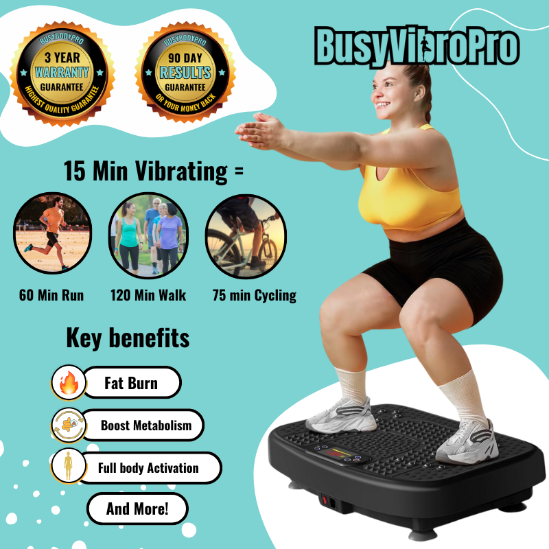 BusyVibroPro Vibrating Fitness Machine 3.0