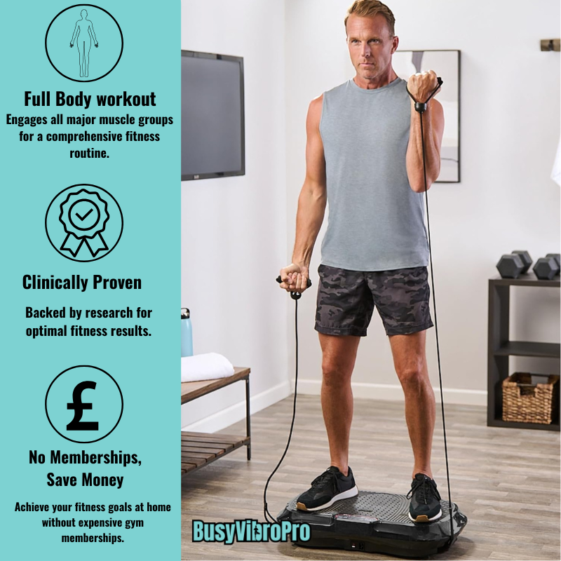 BusyVibroPro Vibrating Fitness Machine 3.0
